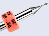 FG05: Gravierfr�ser "Universal Cutter", 90� konisch 0.20...0.50 mm Fr�sbreite, Ausf�hrung mit Ring (LPKF Standard)