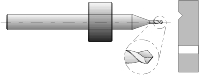 Gravierfrser "Micro Cutter", 60 konisch 0.10...0.15 mm Frsbreite